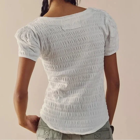 Free People Sugar Cube Tee size medium - Picture 2 of 8